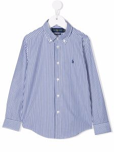 POLO RALPH LAUREN KIDS chemise à rayures - Bleu