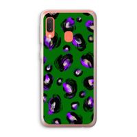 Green Cheetah: Samsung Galaxy A20e Transparant Hoesje