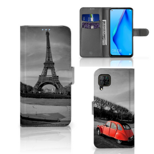 Huawei P40 Lite Flip Cover Eiffeltoren