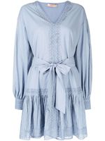 TWINSET robe à col v - Bleu