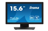 Iiyama ProLite T1634MC-B1S Touchscreen monitor Energielabel: E (A - G) 39.6 cm (15.6 inch) 1920 x 1080 Pixel 16:9 25 ms HDMI, DisplayPort, VGA IPS LCD