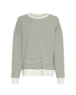 Msch Copenhagen Mschima Q Sweatshirt Stp 19188 Trui Oatmeal Black