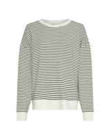 Msch Copenhagen Mschima Q Sweatshirt Stp 19188 Trui Oatmeal Black