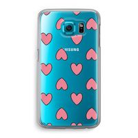 Ondersteboven verliefd: Samsung Galaxy S6 Transparant Hoesje