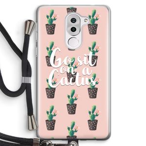 Cactus quote: Honor 6X Transparant Hoesje met koord