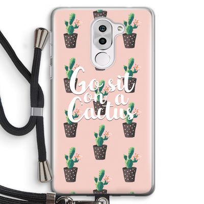 Cactus quote: Honor 6X Transparant Hoesje met koord