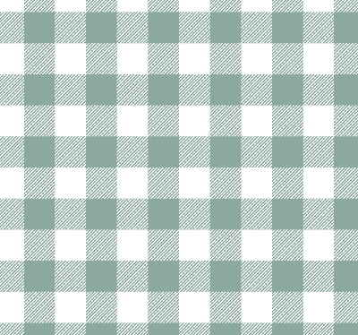 Groene tartan keuken behang