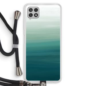 Ocean: Samsung Galaxy A22 4G Transparant Hoesje met koord