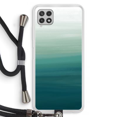 Ocean: Samsung Galaxy A22 4G Transparant Hoesje met koord
