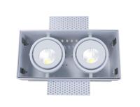 Artdelight Trimless inbouwspotTrofa 2-lichts wit - DL 9992 WI