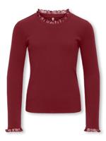 Kids ONLY winter top meisjes - rood - KogLeslie - regular fit, longsleeve