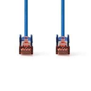 CAT6 S/FTP-Netwerkkabel | RJ45 Male - RJ45 Male | 2,0 m | Blauw