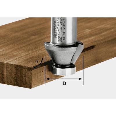Festool 490090 Fasefrees Afmeting, Ø 27 mm