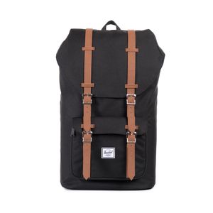 Herschel Little America rugzak Zwart, Bruin Stof/Weefsel, Fleece, Metaal