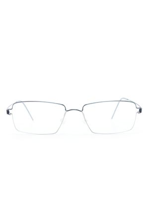 Lindberg lunettes de vue Tim U13 à monture rectangulaire - Bleu