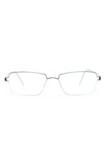 Lindberg lunettes de vue Tim U13 à monture rectangulaire - Bleu