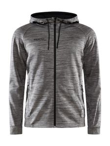 Craft 1909132 Adv Unify Fz Hood Men - Dk Grey Melange - XXL