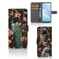 Xiaomi Mi 10T Lite | Telefoonhoesje | Met pasjeshouder | Pauw met Bloemen