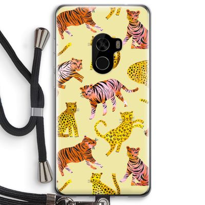Cute Tigers and Leopards: Xiaomi Mi Mix 2 Transparant Hoesje met koord