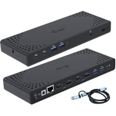 I-tec USB 3.0 / USB-C / Thunderbolt 3 Dual Display Docking Station Gen2 + Power Delivery 100W