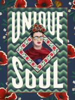 Kunstdruk Frida Kahlo - Unique Soul 30x40cm Kunstdruk Frida Kahlo - Unique Soul 30x40cm
