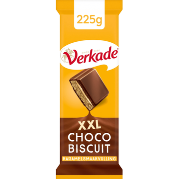 Verkade Choco Biscuitreep Karamel 225 g bij Jumbo