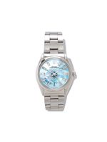 Jacquie Aiche montre Oyster Perpetual 34 mm pre-owned - Bleu