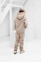 Cou7ure Essentials Rubber Trainingspak Kids Lichtbruin - Maat 152 - Kleur: Lichtbruin | Soccerfanshop