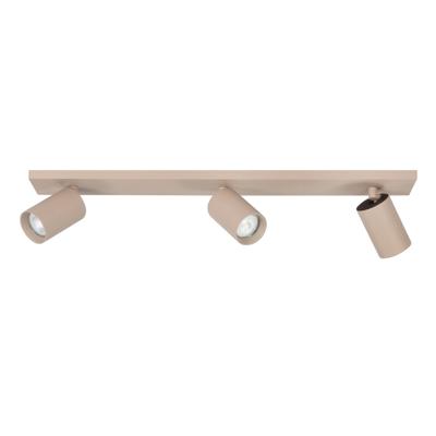 Highlight OpbouwspotMila 3-lichts recht zand bruin - S7497.03