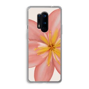 Pink Ellila Flower: OnePlus 8 Pro Transparant Hoesje