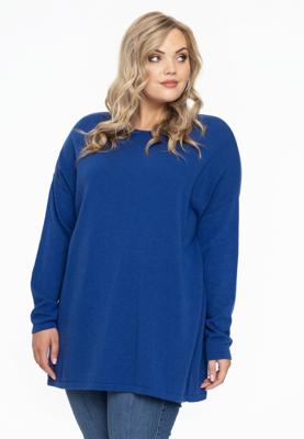 Yoek Trui vierkant cashmere | Indigo | Maat 54/56