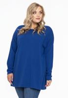 Yoek Trui vierkant cashmere | Indigo | Maat 46/48