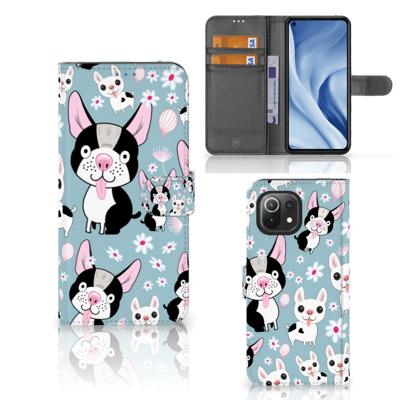 Xiaomi 11 Lite 5G NE | Mi 11 Lite | Telefoonhoesje | Met pasjeshouder | Hondjes