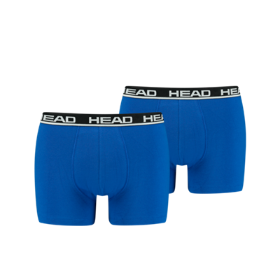 HEAD boxershort basic 2-pack blue / black-XXL