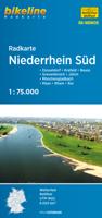 Fietskaart NRW08 Bikeline Radkarte Niederrhein Süd - Zuid | Esterbauer
