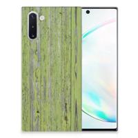 Samsung Galaxy Note 10 | Bumper Hoesje | Green Wood