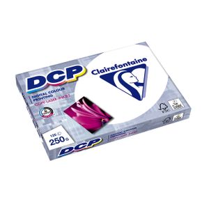 Laserpapier Clairefontaine DCP A4 250gr wit 125vel