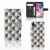 Apple iPhone Xr | Telefoonhoesje | Met pasjeshouder | Salamander Grey