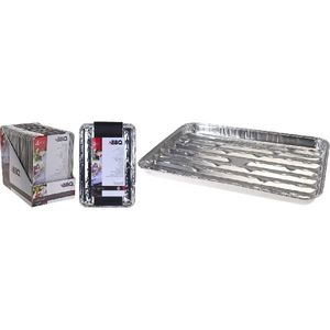 BBQ Aluminium Grillschalen Set 4 Stuks