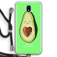 Avocuddle: Samsung Galaxy J5 (2017) Transparant Hoesje met koord