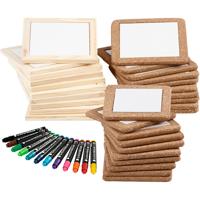 Groepsset Onderzetters beschilderen, standaardkleuren, extra kleuren, 30 stuk, 1 set