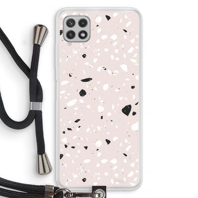 Terrazzo N°20: Samsung Galaxy A22 4G Transparant Hoesje met koord