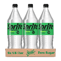Sprite zero sugar pet (6x 1,5 liter)