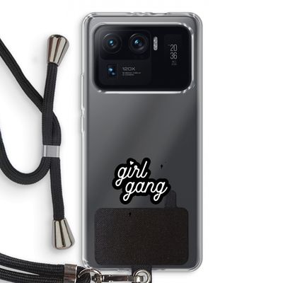Girl Gang: Xiaomi Mi 11 Ultra Transparant Hoesje met koord