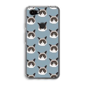 It's a Purrr Case: Google Pixel 3a Transparant Hoesje