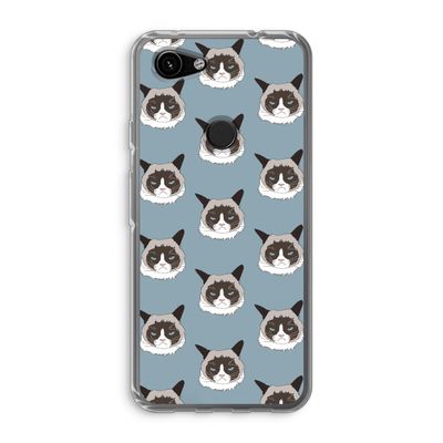 It's a Purrr Case: Google Pixel 3a Transparant Hoesje It's a Purrr Case: Google Pixel 3a Transparant Hoesje