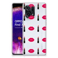 OPPO Find X5 TPU bumper Lipstick Kiss