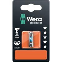 Wera 840/1 IMP DC Impaktor Bits SB SiS Inbus-bit 4 mm Gereedschapsstaal Gelegeerd, Diamant gecoat D 6.3 1 stuk(s) - thumbnail