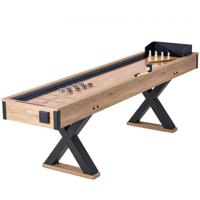 VEVOR Sjoelbaktafel 2 in 1 Shuffleboard Bowling Combo-spelset 274 cm