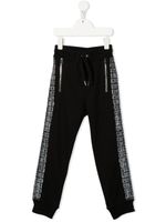 Givenchy Kids pantalon de jogging à bande logo - Noir - thumbnail